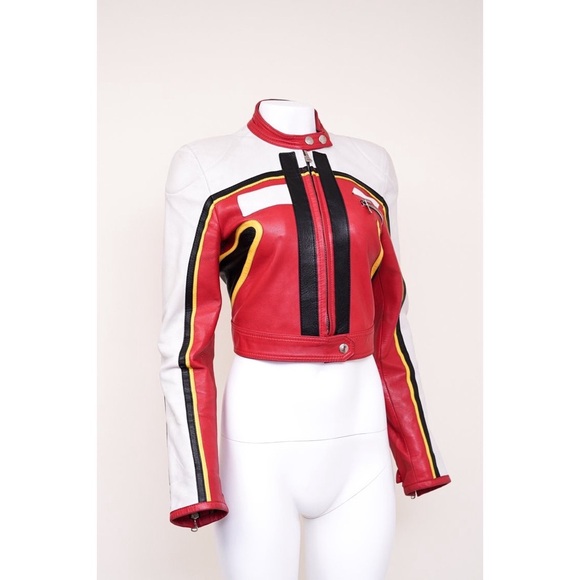 Dolce & Gabbana S/S 2001 Runway Leather Biker Jacket - Picture 3 of 6